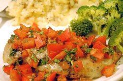 Balsamic Baked Bruschetta Chicken