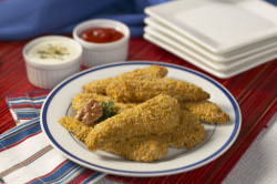 Crunchy Walnut Coated Chicken Strips