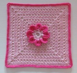 8 Petal Afghan Square