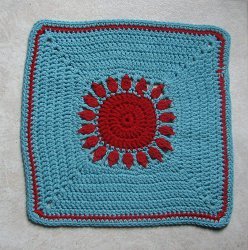 Sunrise Sunset Afghan Square