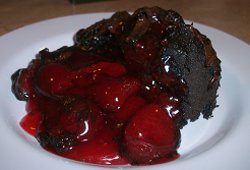 Chocolate Covered Strawberry Dump Cake