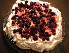 Berry Pavlova Dessert