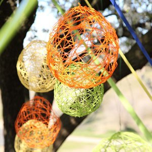 Decorative Yarn Globes
