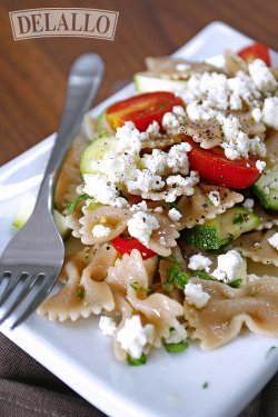 Whole Wheat Bowtie Pasta Salad