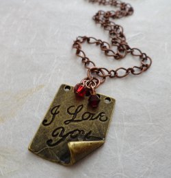 Love Notes Necklace Tutorial