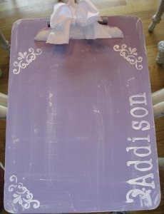 Perfectly Personalized Clipboards