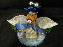 Recycled Champagne Cork Bear