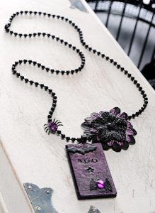 Witchy "Boo" Necklace
