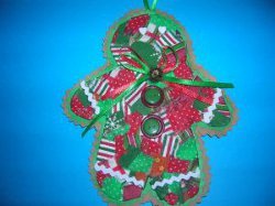 Quilted Cookie Ornament