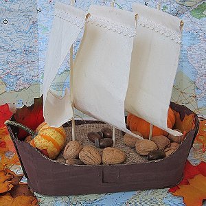 Kid Made Mayflower Basket