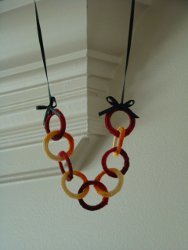 Crochet Rings Necklace