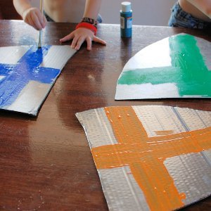 Knightly Shields and Helmets