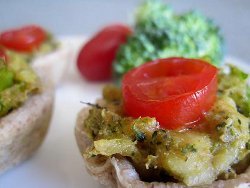 Mini Broccoli, Cheese and Tomato Tarts