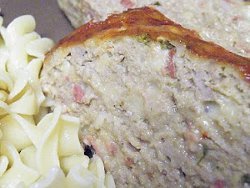 Bacon Cheeseburger Turkey Meatloaf
