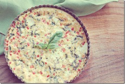 Basil and Red Pepper Frittata