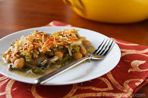 Asparagus and Chickpea Casserole