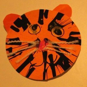 Spin Art Tigers