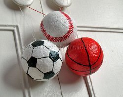 Sports Ball Party Ornaments