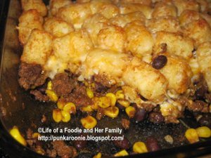 Taco Tater Tot Casserole