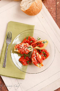 Kale & Ricotta Stuffed Shells