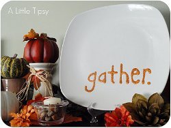 Personalized Message Plate