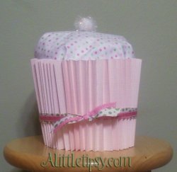 Baby Shower Blanket Cupcake
