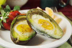 Baked Eggvocado