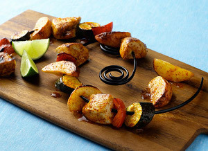 Grilled Fiesta Chicken Potatoes