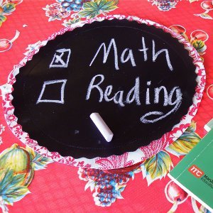 Chalkboard Desk Dots