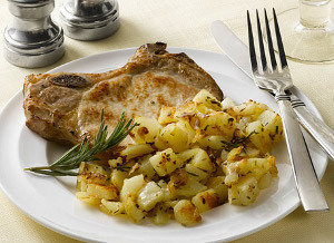 Roasted Garlic and Herb Potatoes