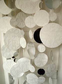 Wallpaper Snowflake Curtain