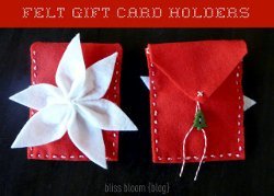 Felt Gift Card Holders