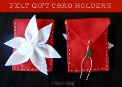 Felt Gift Card Holders