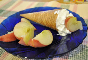 Breakfast Yogurt Cones