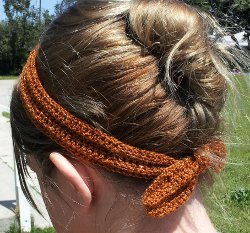 Sparkly Crochet Headband