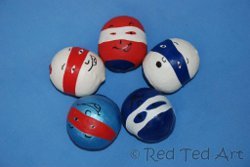 Fourth of July Juggling Balls