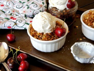 Sweet Cherry Crisp