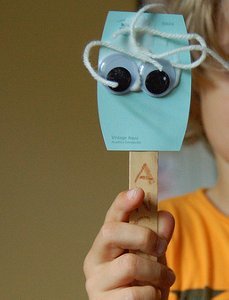 Paint Swatch Puppets