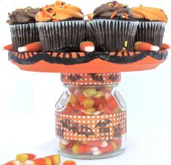 Colorful Candy Corn Dessert Centerpiece