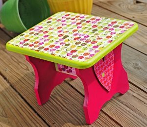 Pretty Pink Strawberry Stool