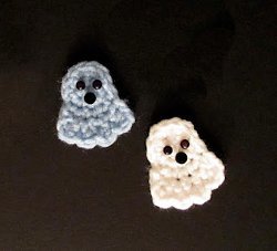 Crochet Ghost Applique