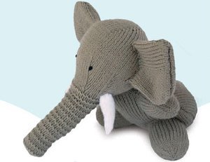 Knitted Toy Elephant