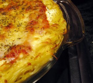 Crustless Spaghetti Pie