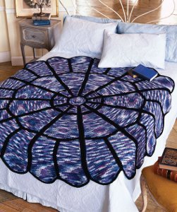 Round Stained Glass Afghan