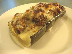 Slow Cooker Stuffed Zucchini