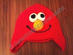 Elmo Ear Flap Hat
