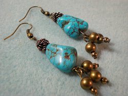 Southwest Spirit Turquoise Earrings Southwest Spirit Turquoise Earrings