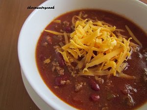 Slow Cooker Chili and Sweet Southern Cornbread