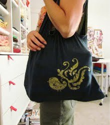 Decorative T-Shirt Tote Bag