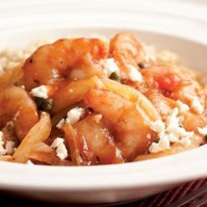One Pot Skillet Shrimp with Tomatoes